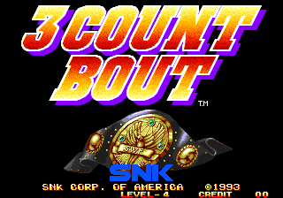 3 Count Bout + Fire Suplex Title Screen